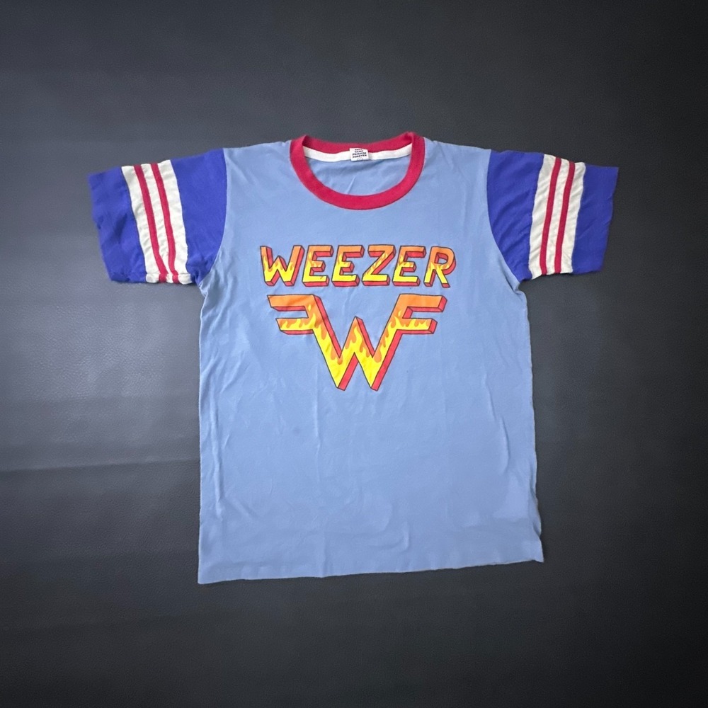 Camp Collection Weezer T Shirt Adult Small Retro Ringer Band Tee Lightweight